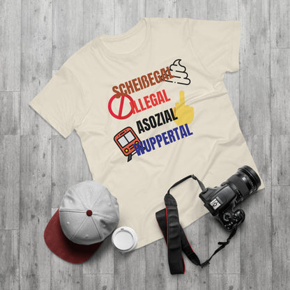 SCHEIßEGAL ILLEGAL ASOZIAL WUPPERTAL - Herren Tshirt
