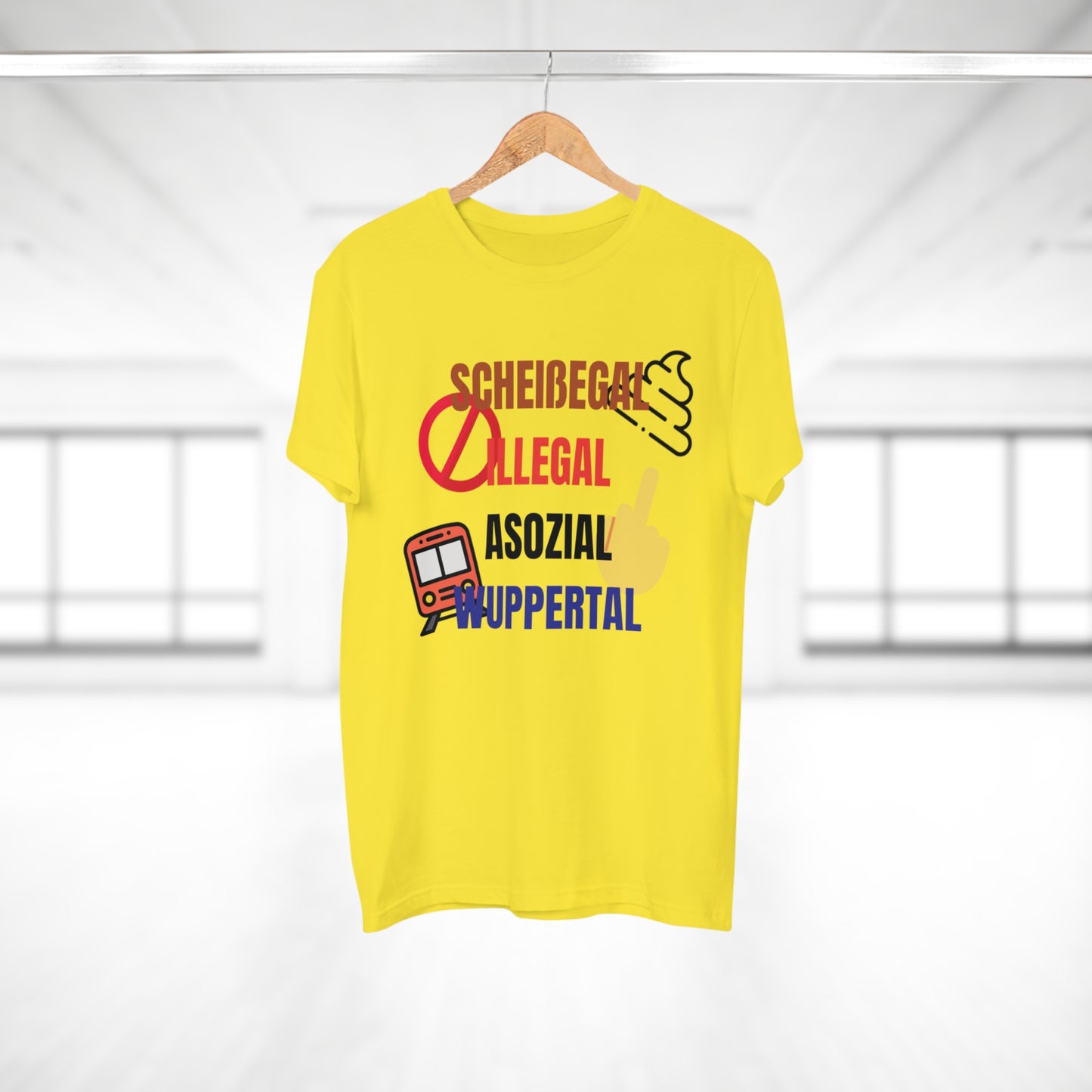 SCHEIßEGAL ILLEGAL ASOZIAL WUPPERTAL - Herren Tshirt