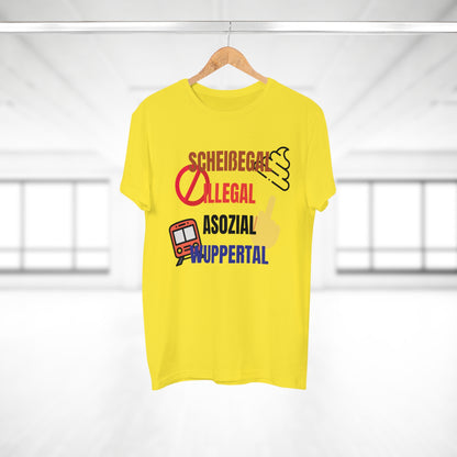 SCHEIßEGAL ILLEGAL ASOZIAL WUPPERTAL - Herren Tshirt