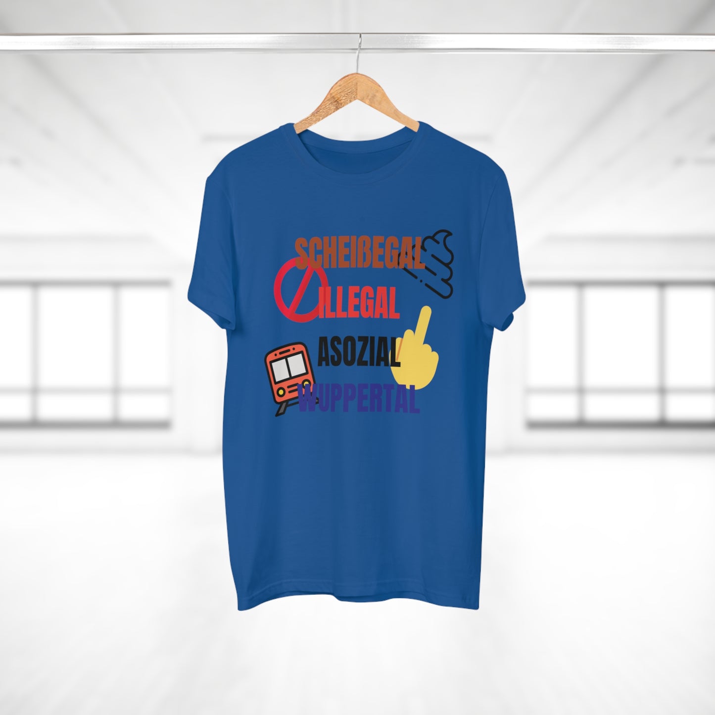 SCHEIßEGAL ILLEGAL ASOZIAL WUPPERTAL - Herren Tshirt