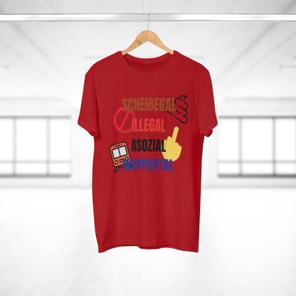 SCHEIßEGAL ILLEGAL ASOZIAL WUPPERTAL - Herren Tshirt