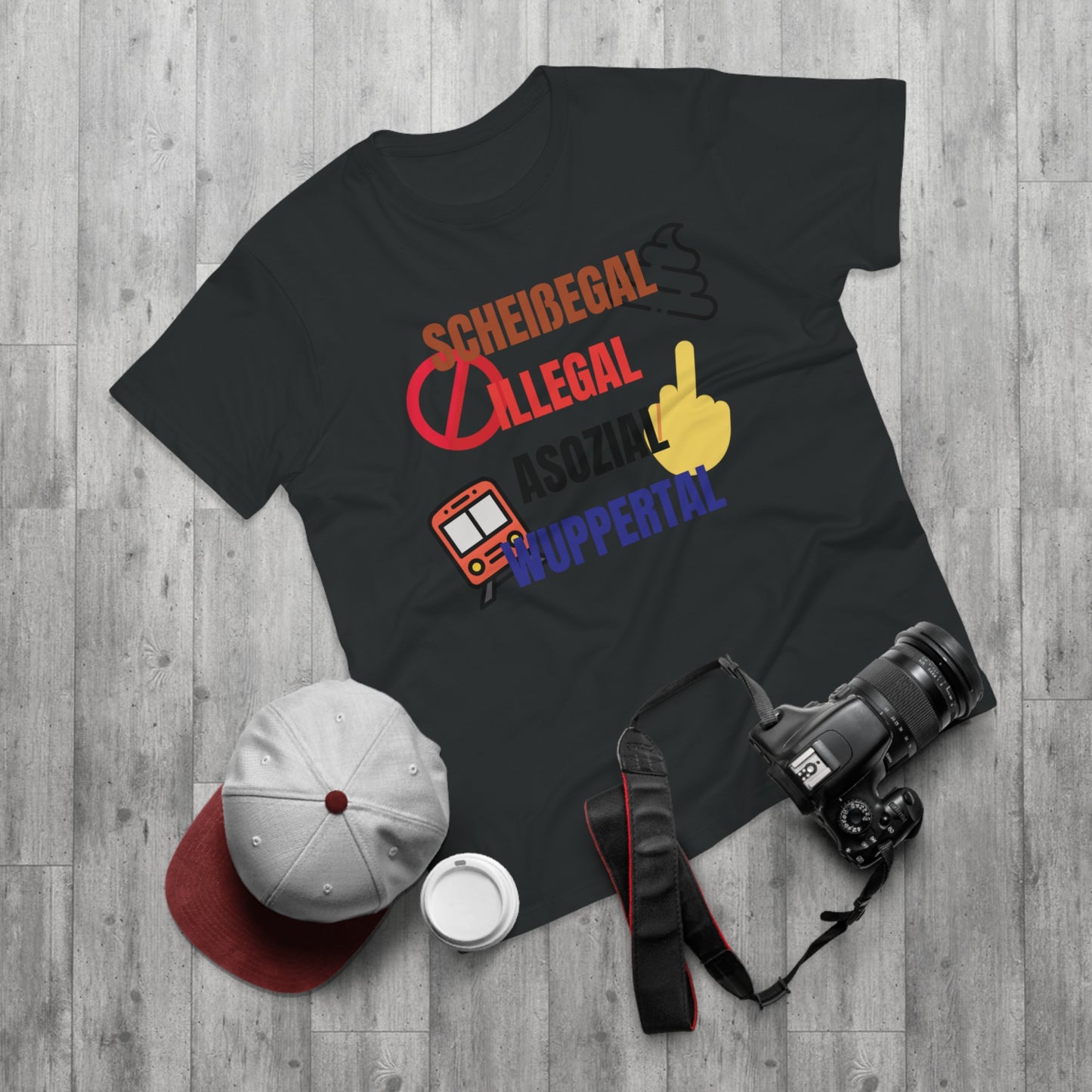 SCHEIßEGAL ILLEGAL ASOZIAL WUPPERTAL - Herren Tshirt